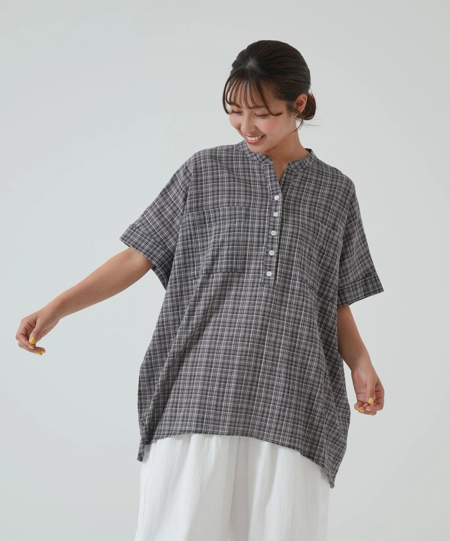 ヘンリースキッパーポケ付きチュニック - Image 14