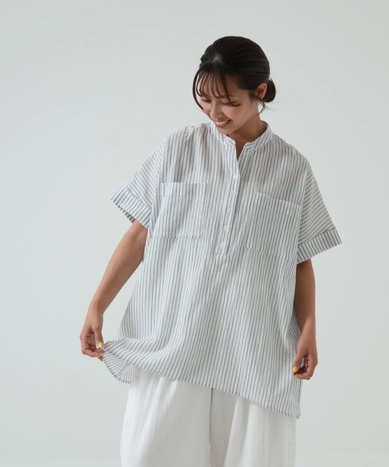 ヘンリースキッパーポケ付きチュニック - Image 17
