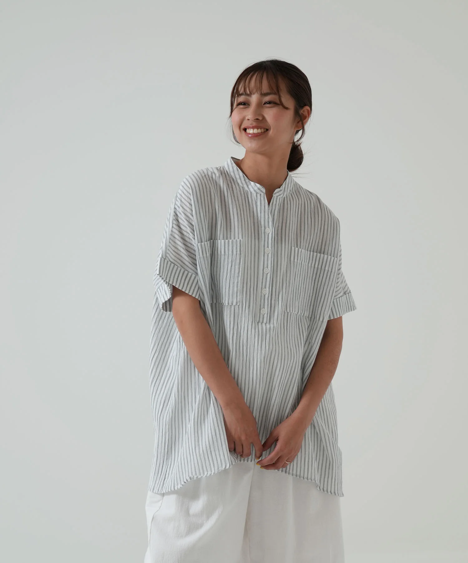ヘンリースキッパーポケ付きチュニック - Image 6
