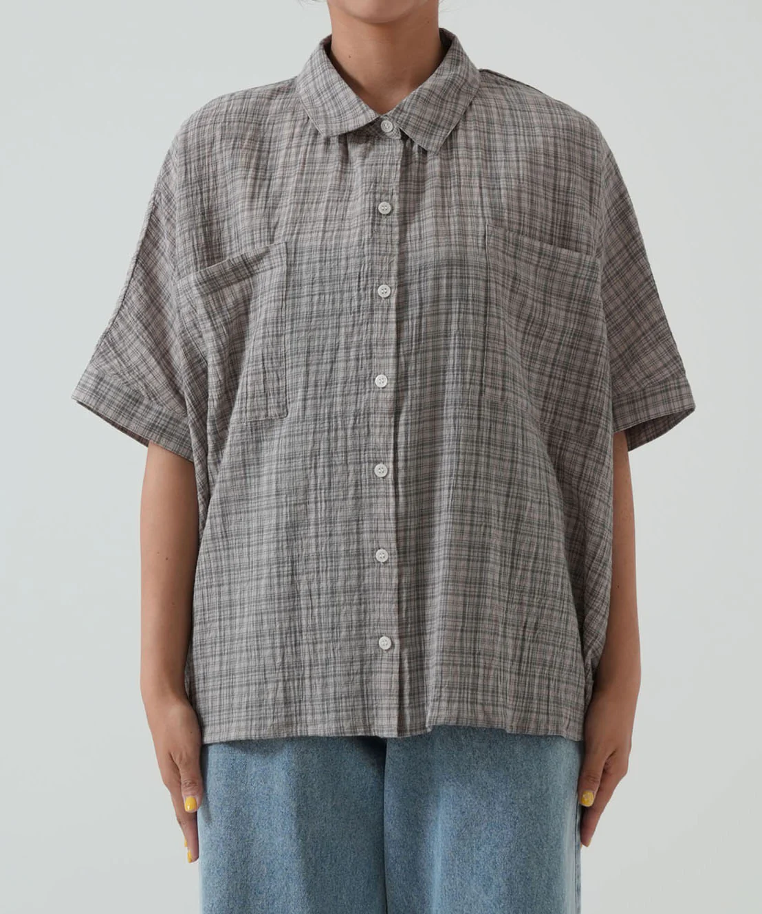 前開き半袖ワイドシャツ - Image 32