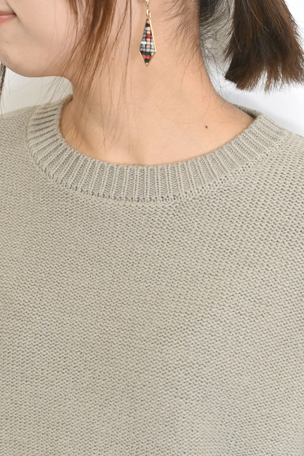 ダイヤケーブル袖プルオーバー - Image 18