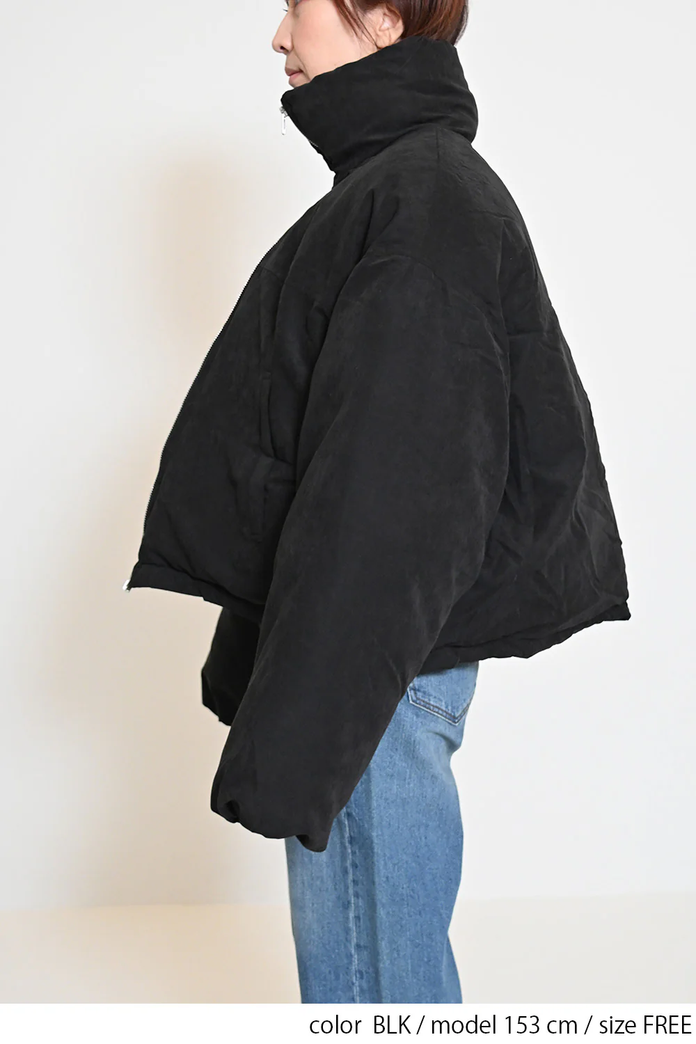 中綿スタンドカラーショートジャケット - Image 16