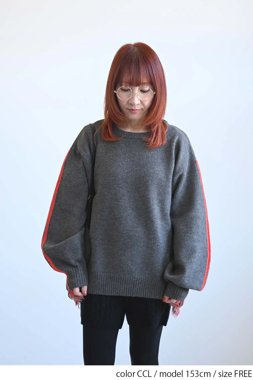 脇配色ラインプルオーバー - Image 7