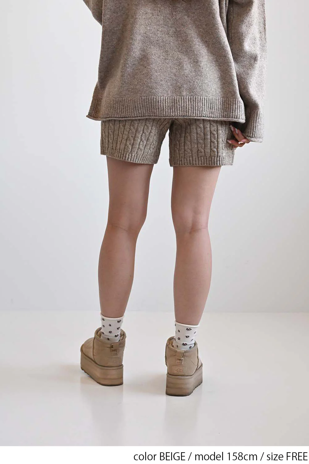 アルパカタッチケーブルショートパンツ - Image 9