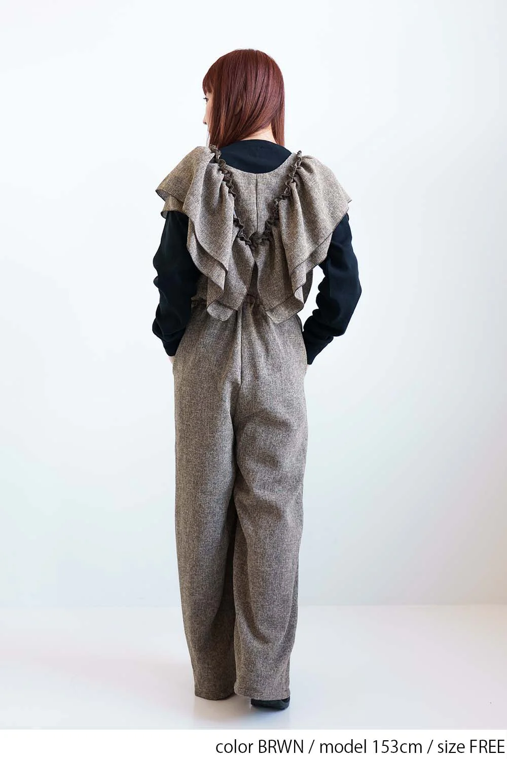 【WEB限定】サマーツイードフリルオールインワンパンツ - Image 8