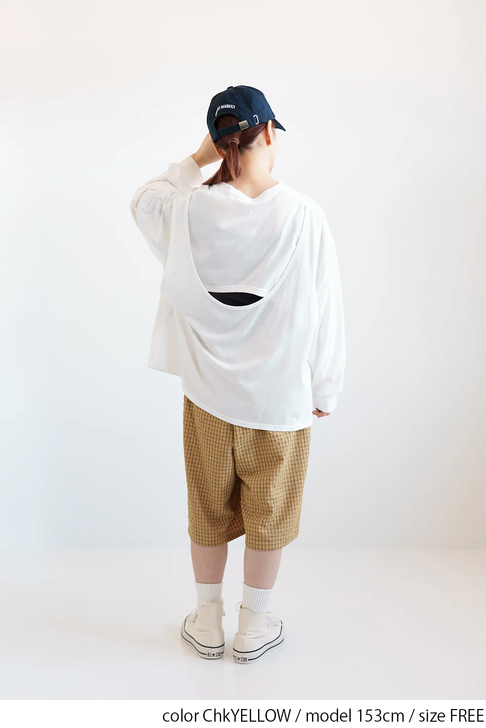 【Frame】チェックタックハーフパンツ - Image 9