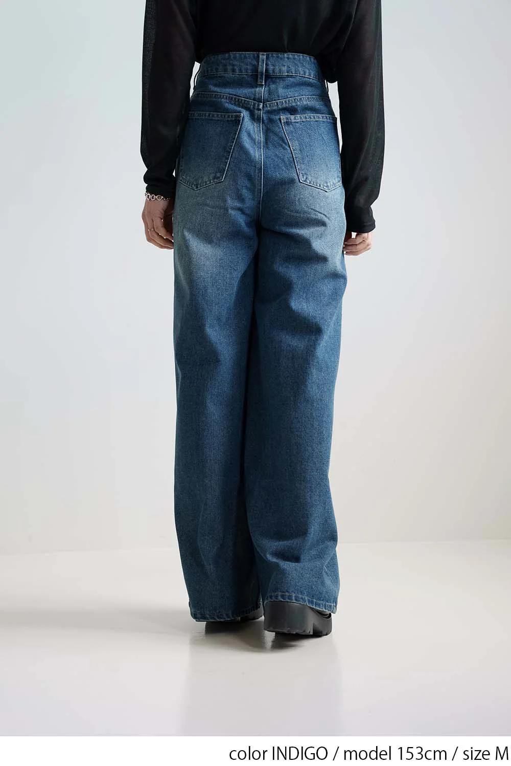 デニムタックワイドパンツ - Image 11