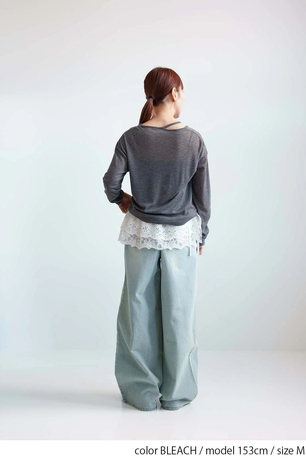 デニムタックワイドパンツ - Image 5
