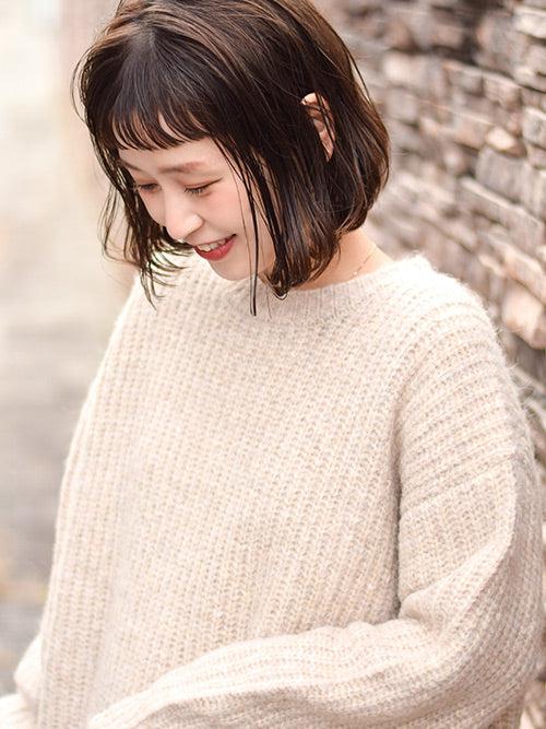 畦編みゆったりプルオーバー - Image 5