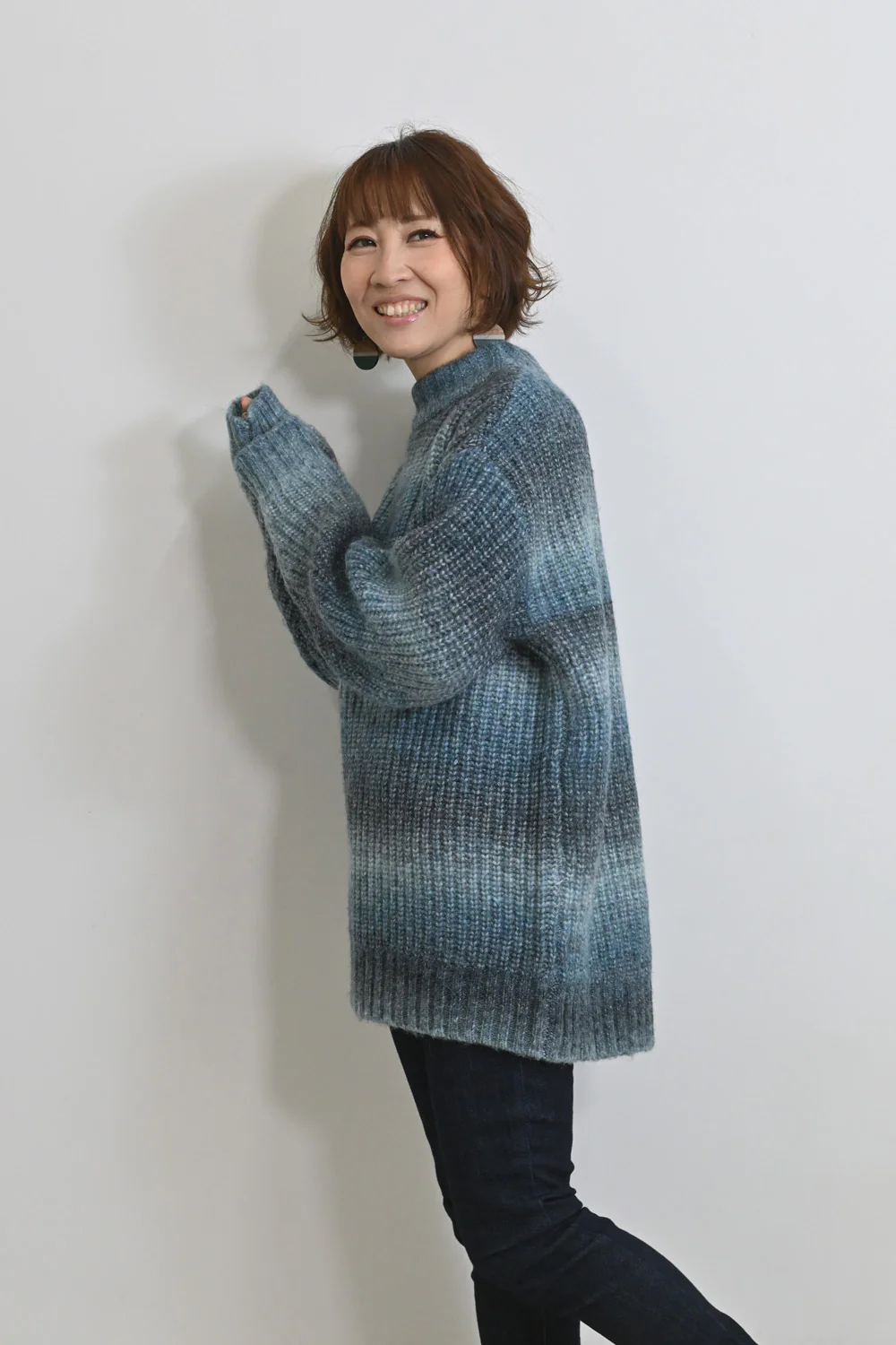 MIXニットハイネックチュニック - Image 15