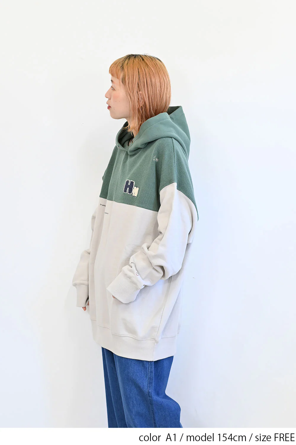 ヘリンボーン切替パーカー - Image 8