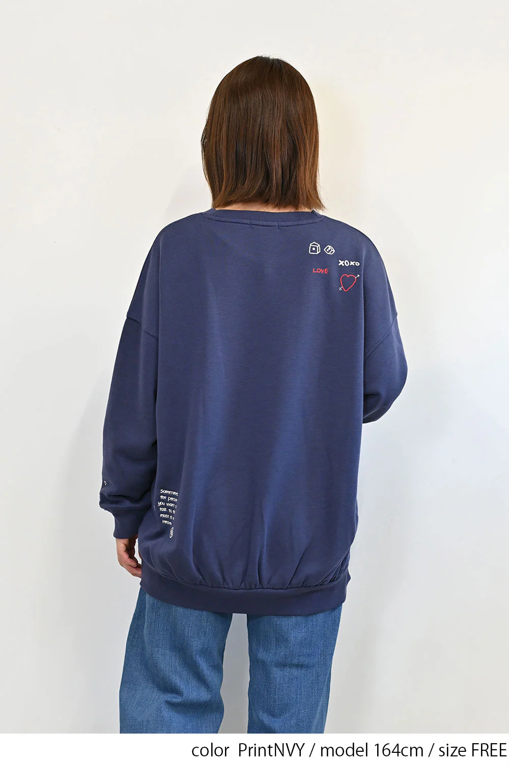 カレッジ色々刺繍ジップ付プルオーバー - Image 14