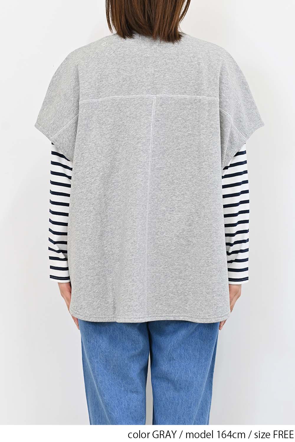 裏毛ドルマンベスト - Image 25