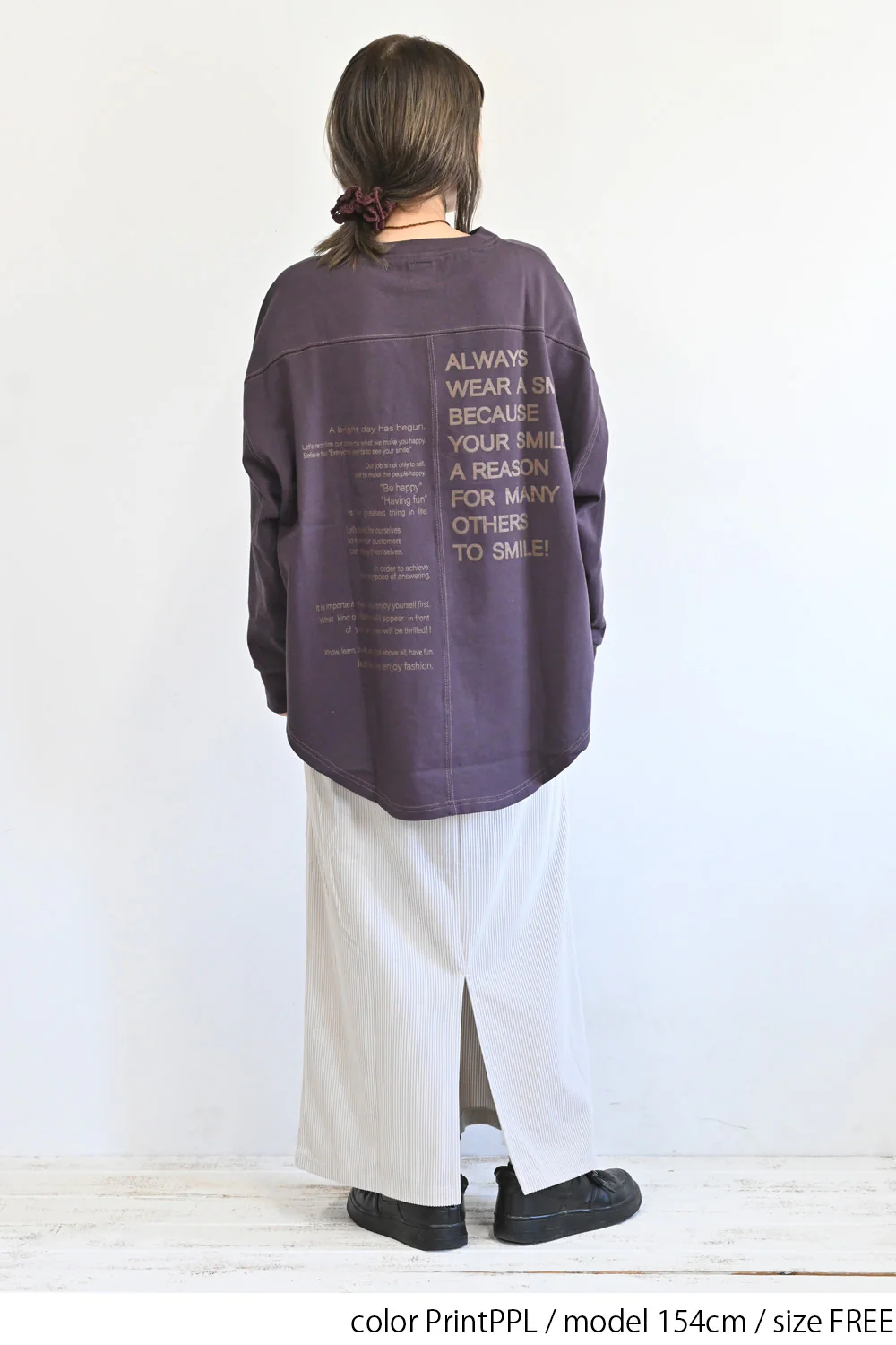 アシメバックプリントチュニック - Image 13