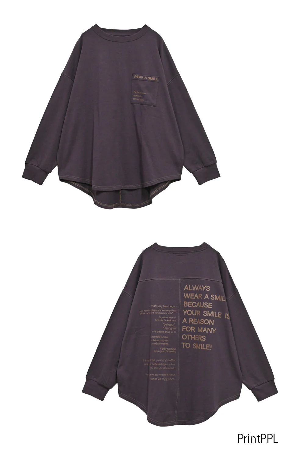 アシメバックプリントチュニック - Image 44