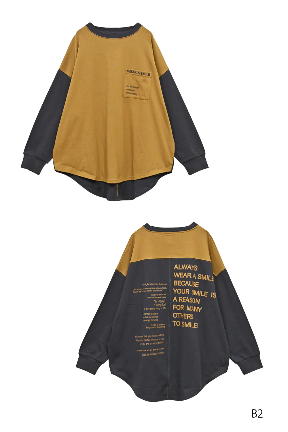 アシメバックプリントチュニック - Image 50