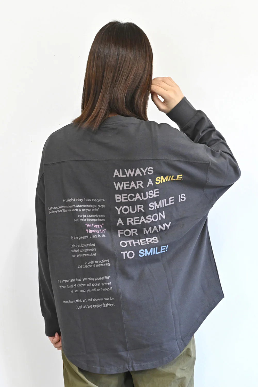 アシメバックプリントチュニック - Image 7