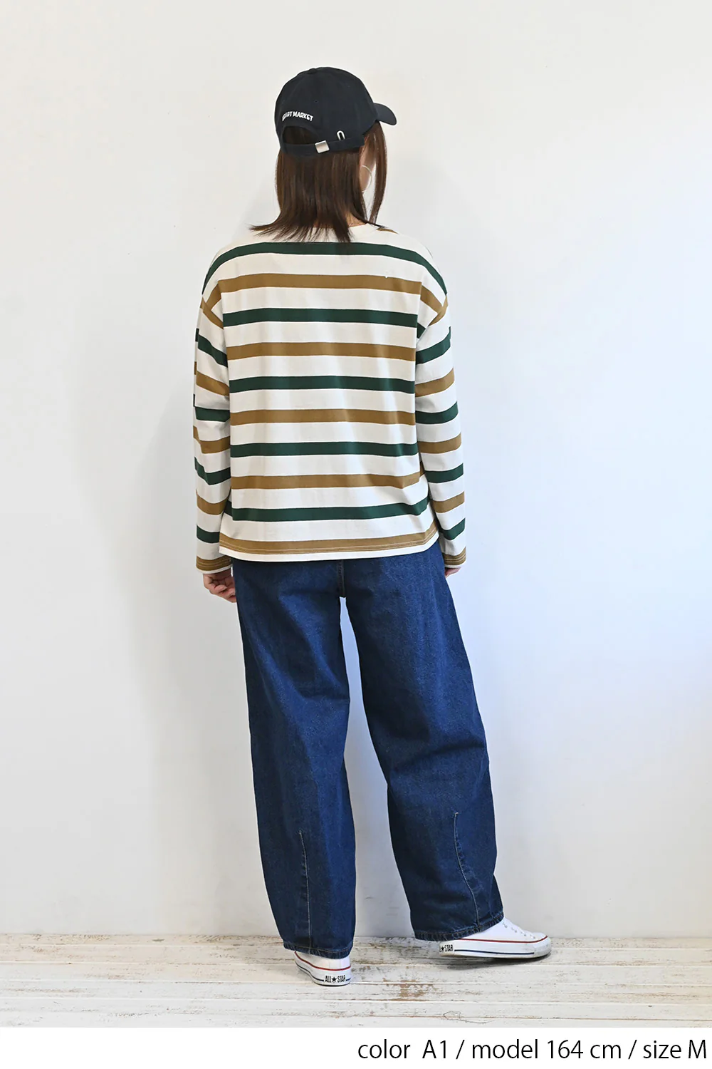 ワイドな太ボーダーロンTEE - Image 11