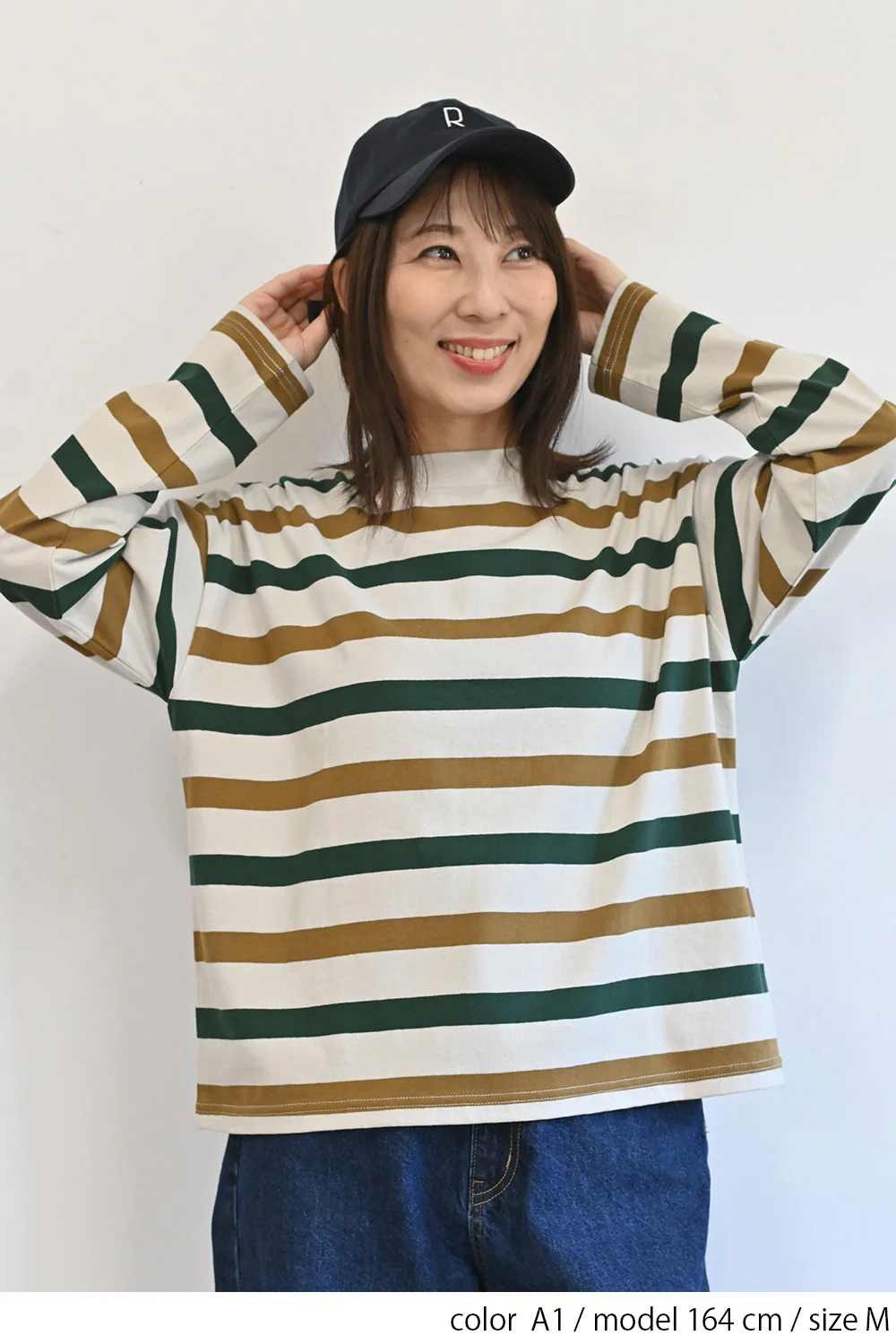 ワイドな太ボーダーロンTEE - Image 12