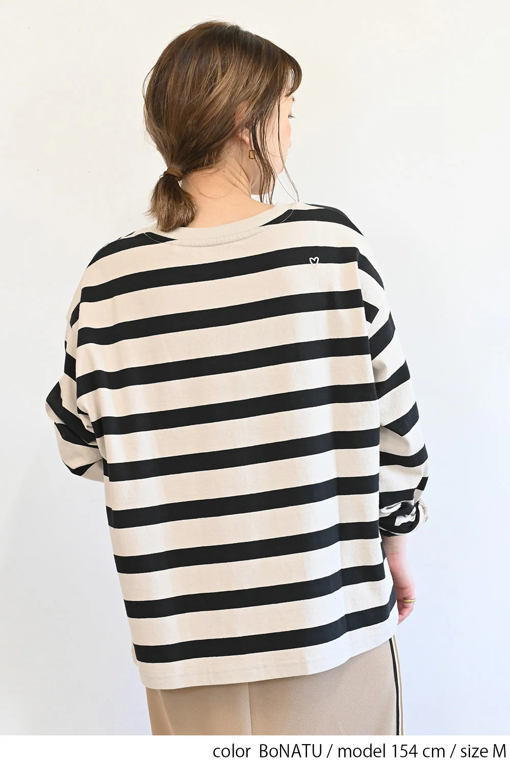 ワイドな太ボーダーロンTEE - Image 20