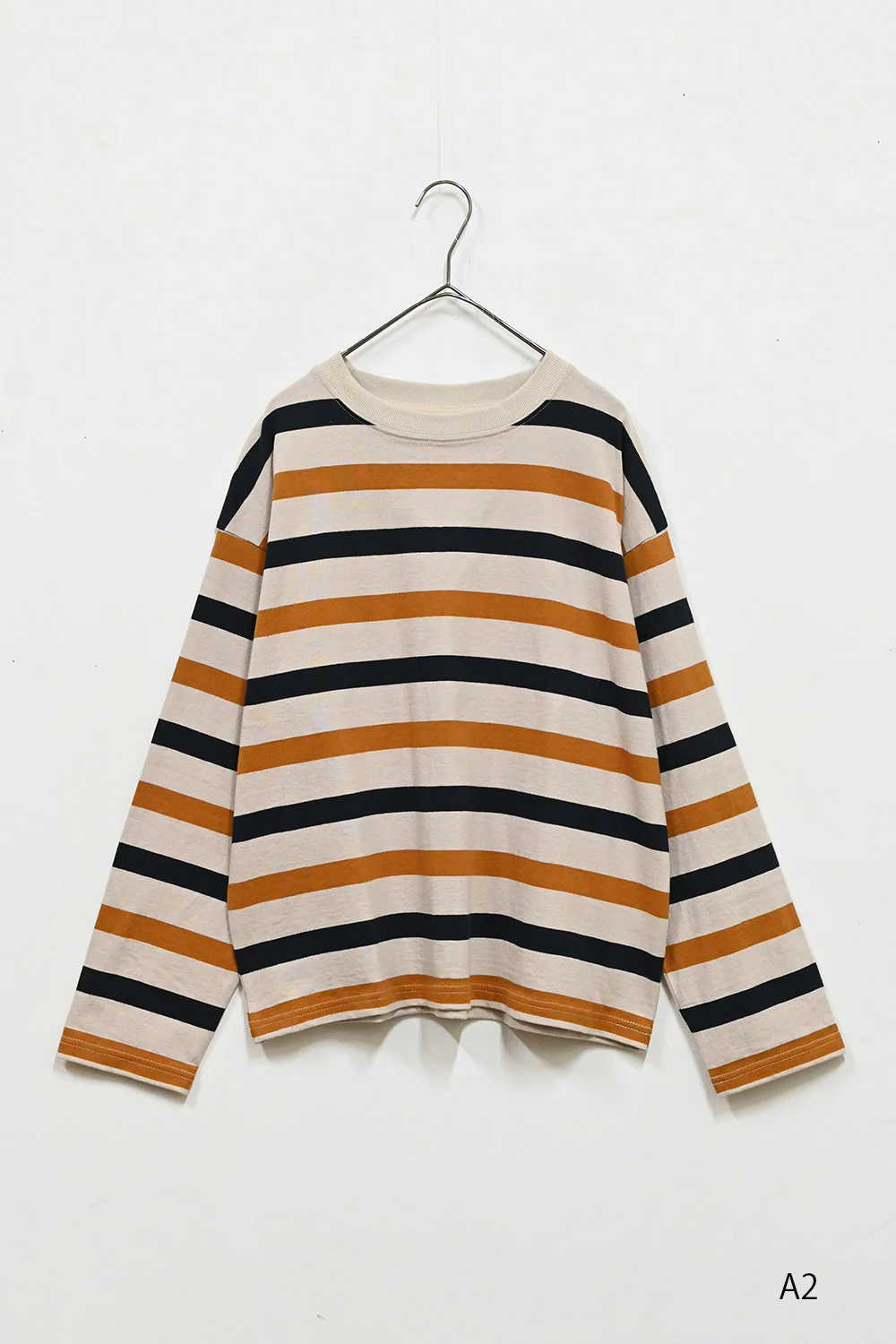 ワイドな太ボーダーロンTEE - Image 51