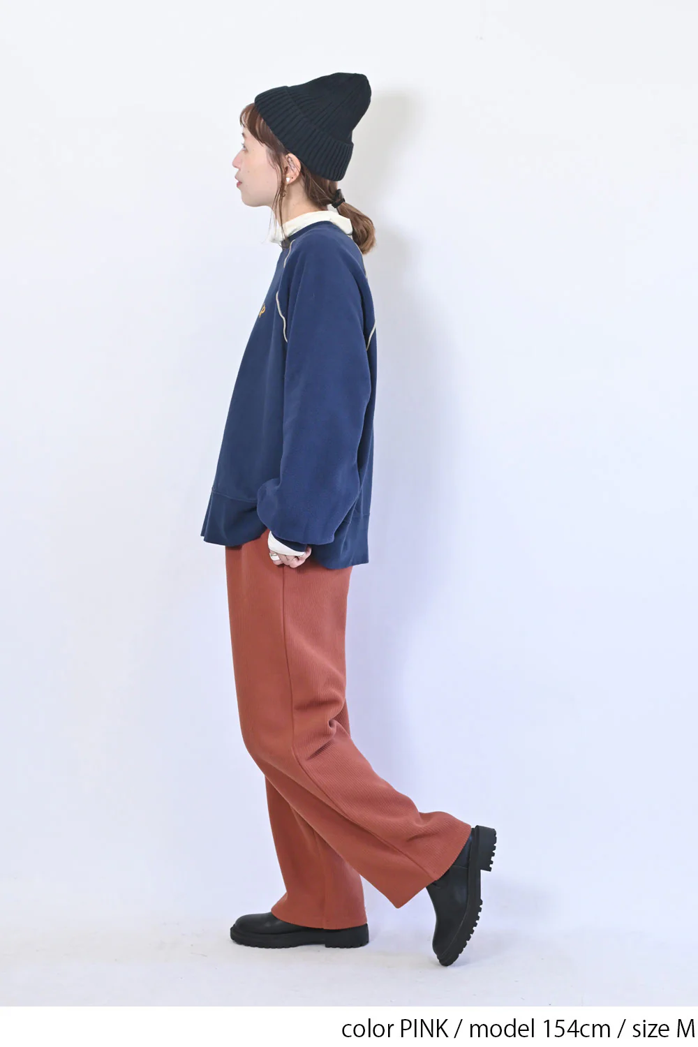 裏起毛リブワイドパンツ - Image 6
