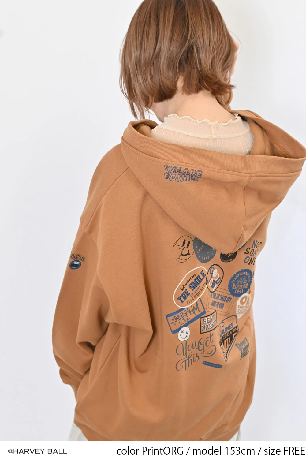 スマイル ワッペンパーカー - Image 8