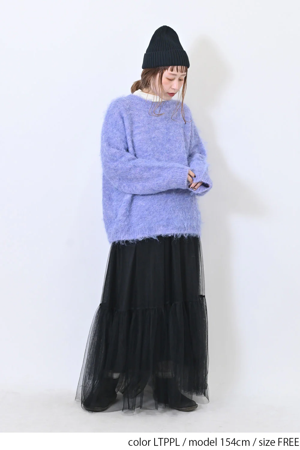 起毛ふんわりニットプルオーバー - Image 4