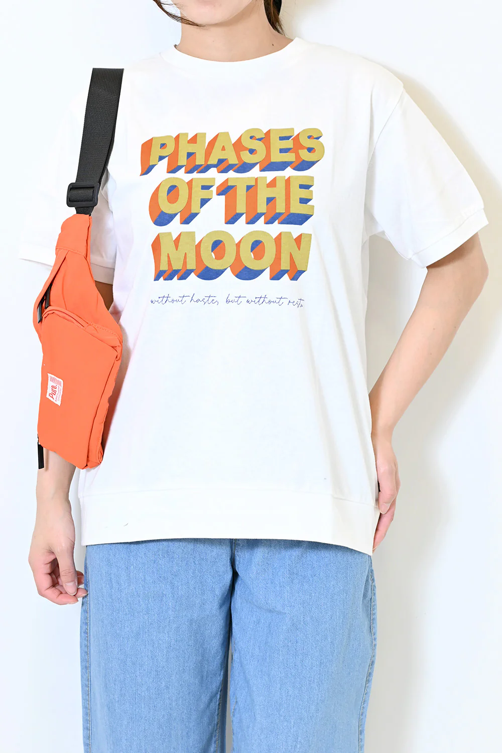 カラーロゴプリントTee