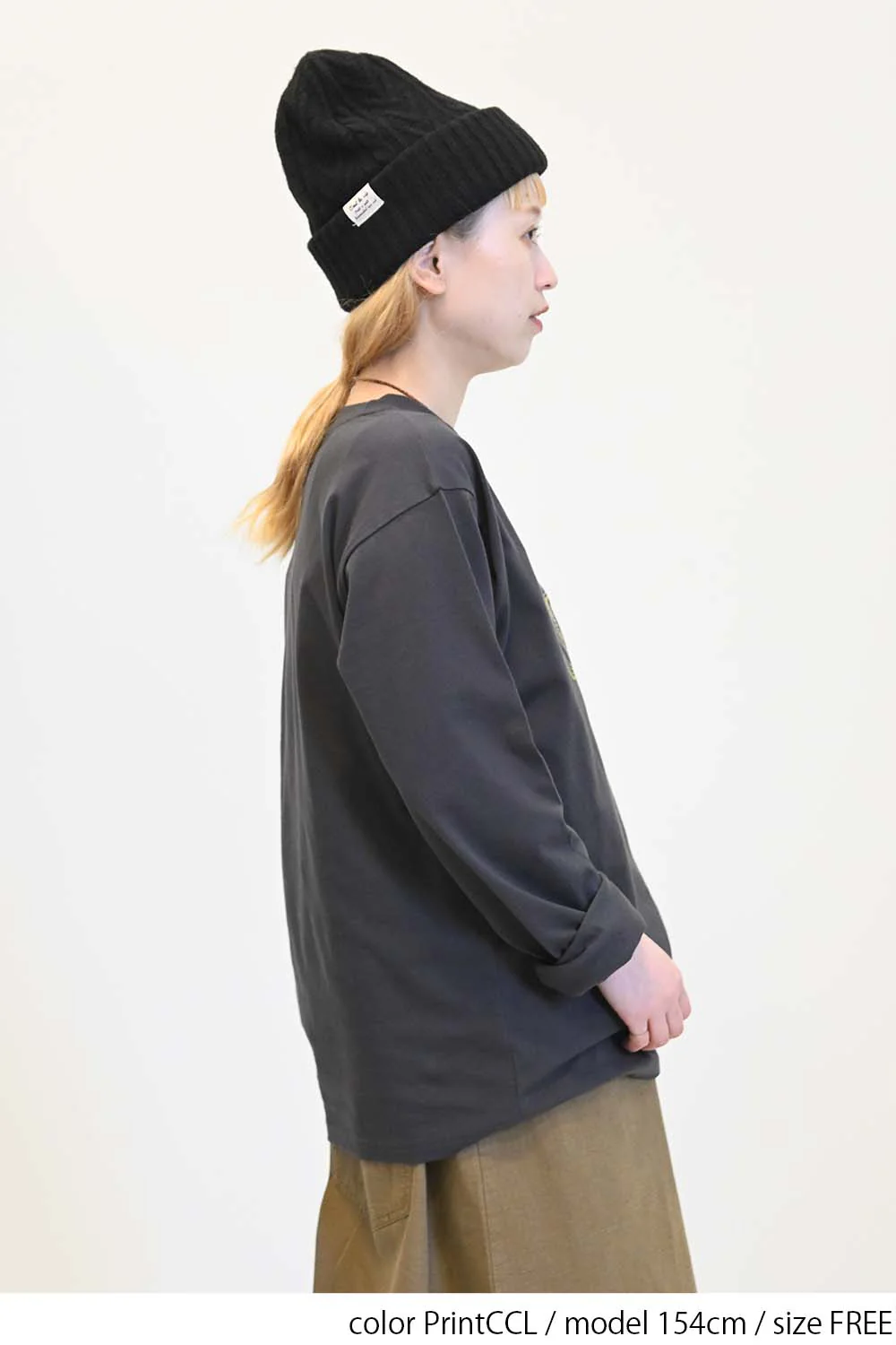 ロゴ刺繍ロンTee - Image 14