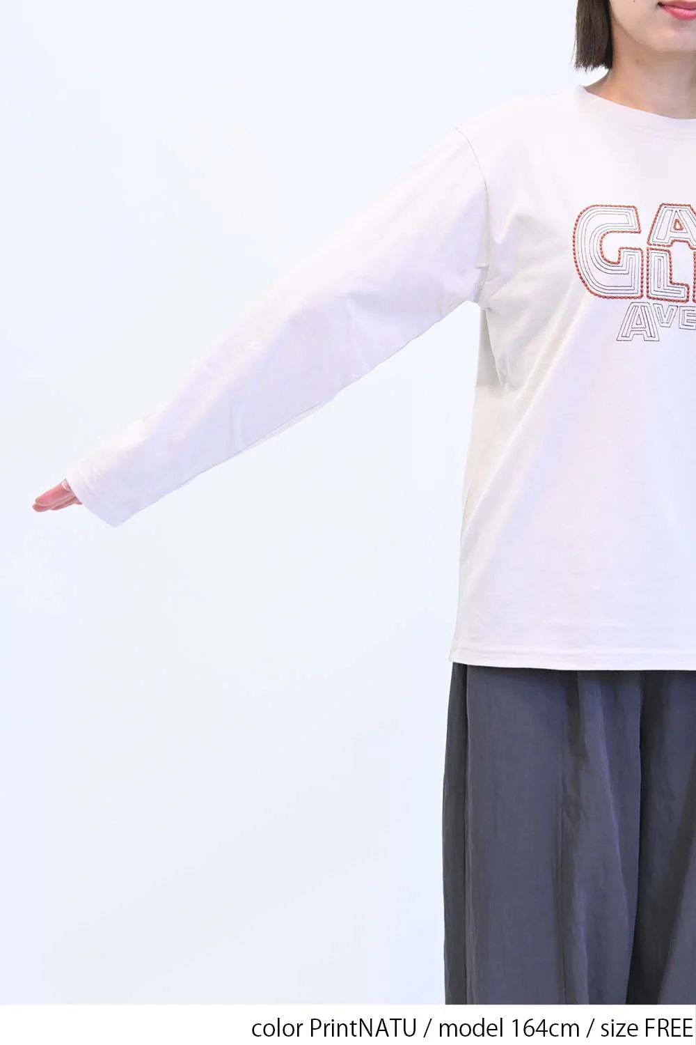 ロゴ刺繍ロンTee - Image 19
