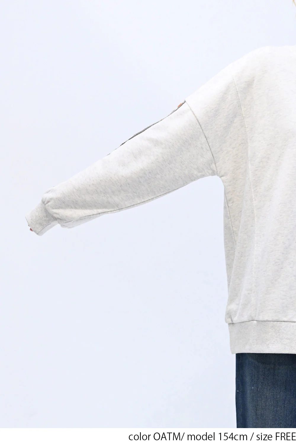 袖カギ針裏毛ゆったりチュニック - Image 21