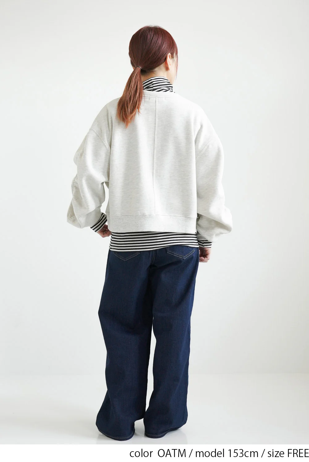 袖シャーリング釦カーディガン - Image 12