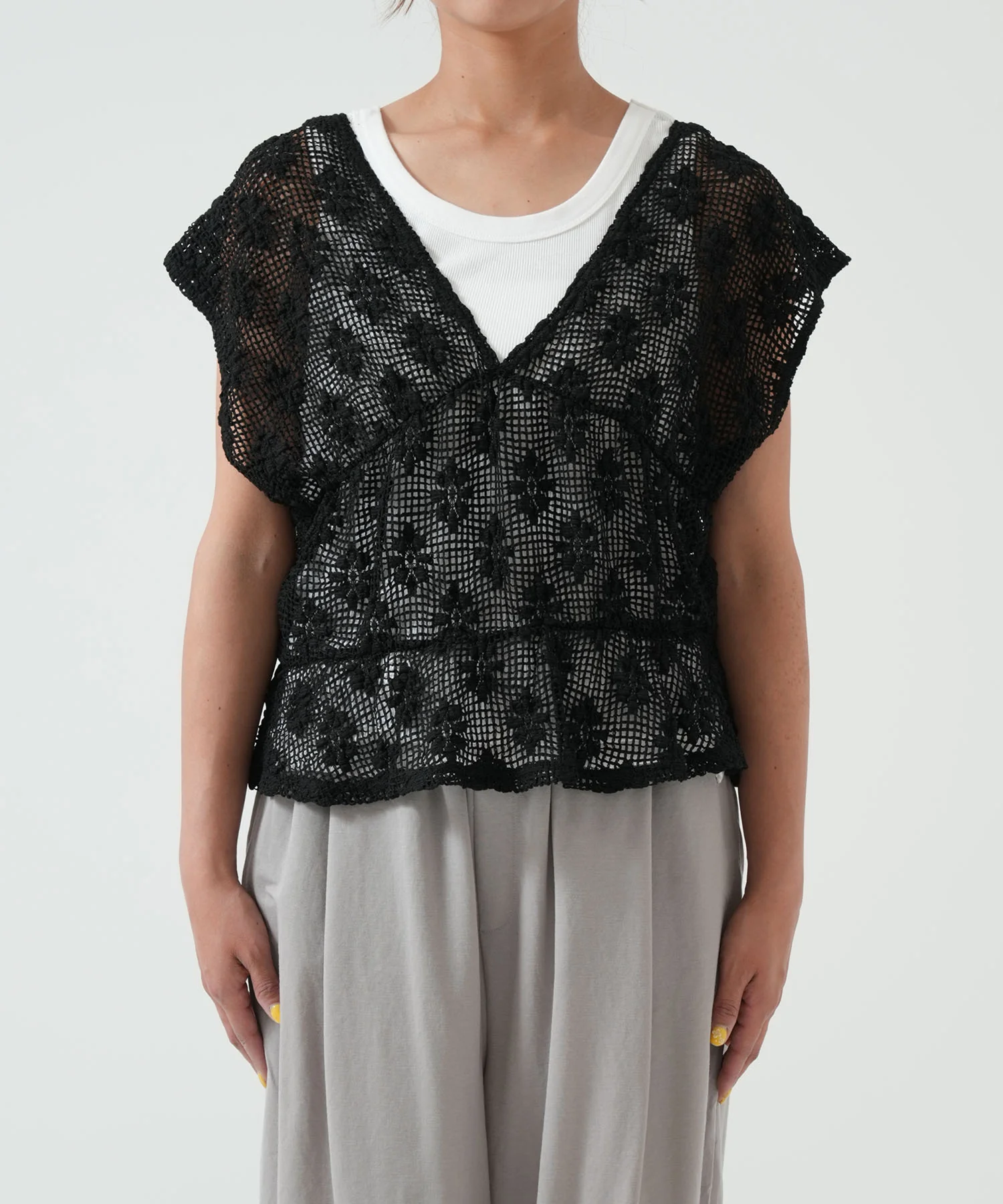 シャーリングメッシュビスチェ - Image 12