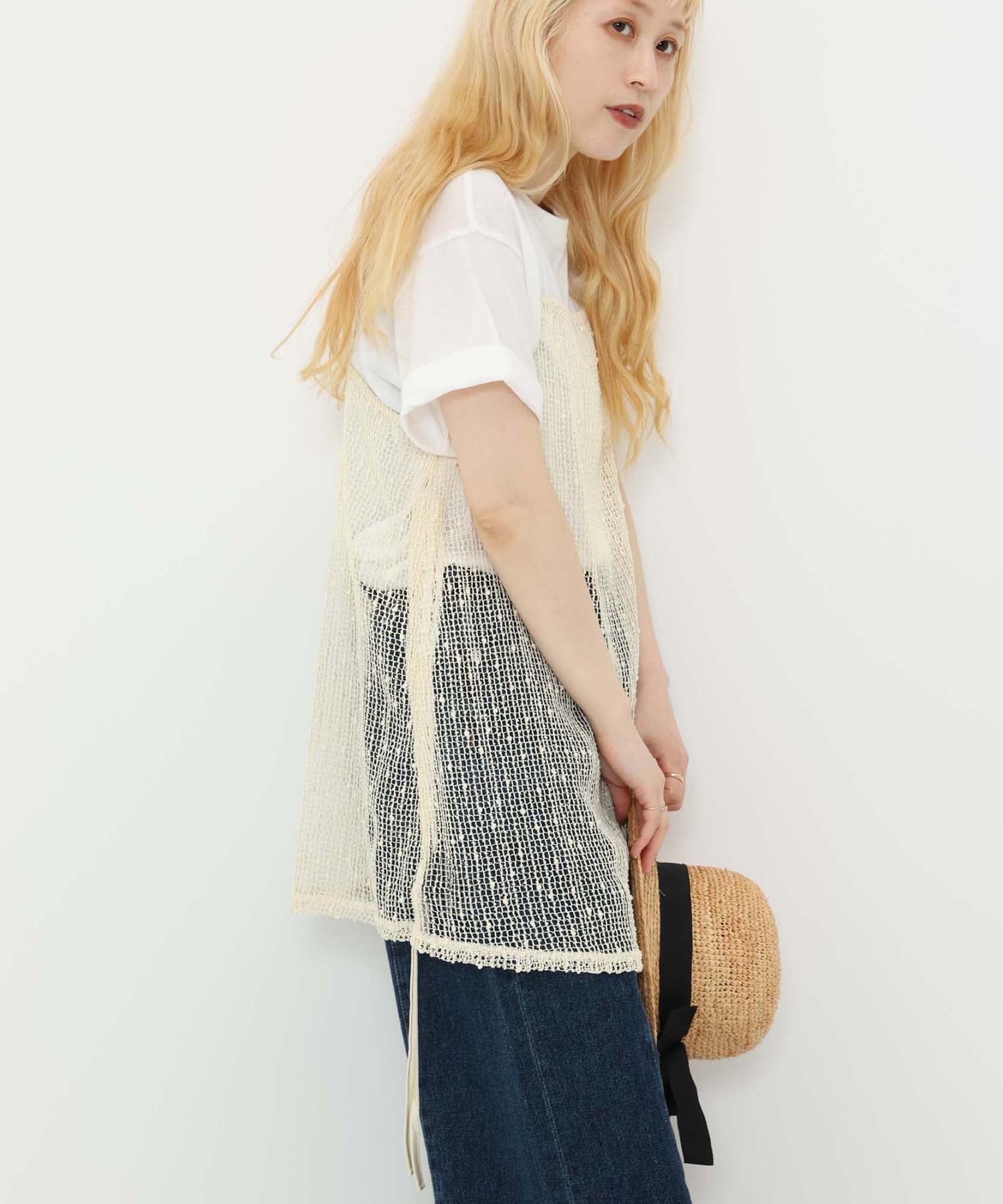《7月1日入荷》メッシュドロストキャミチュニック - Image 13