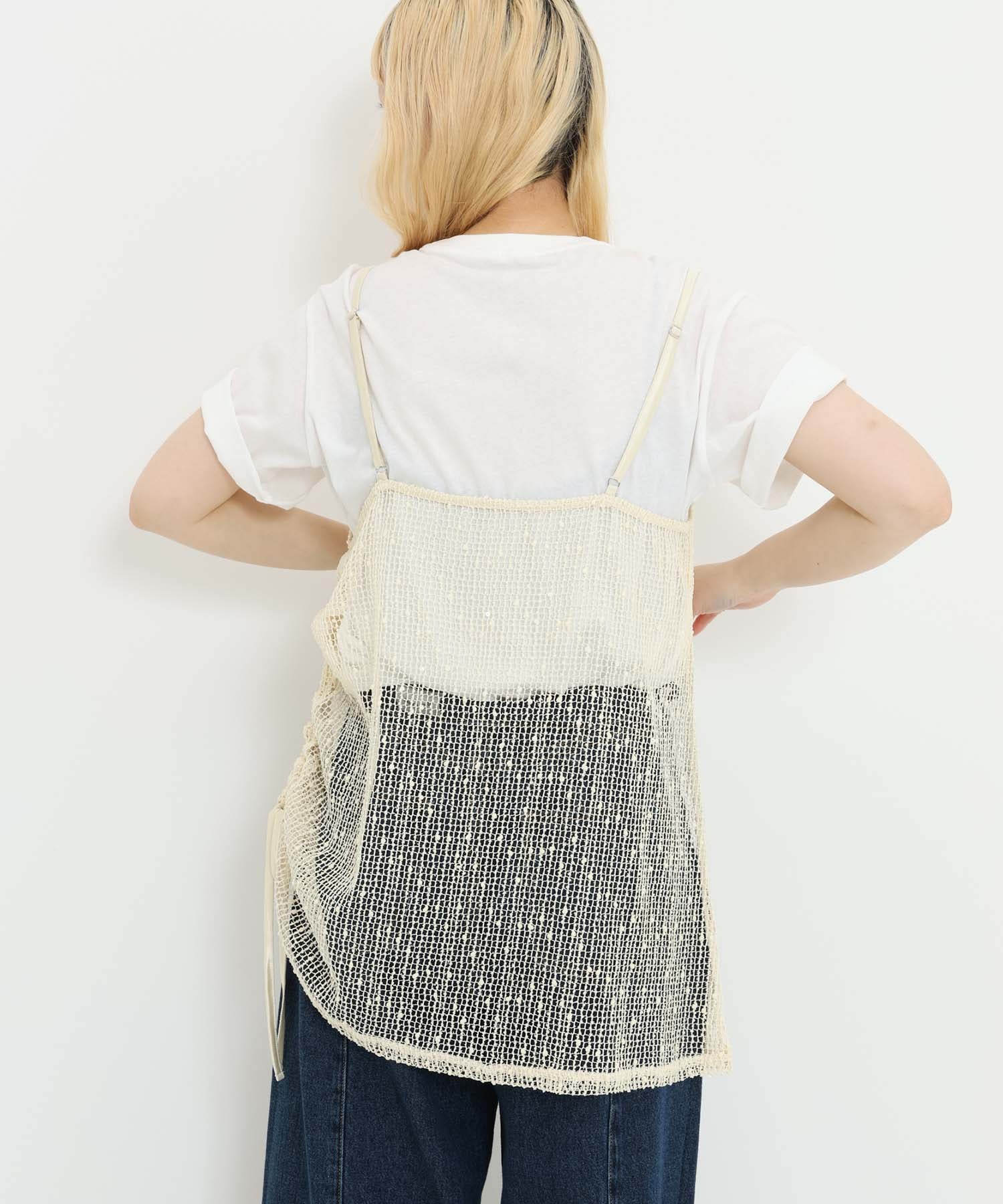 《7月1日入荷》メッシュドロストキャミチュニック - Image 15