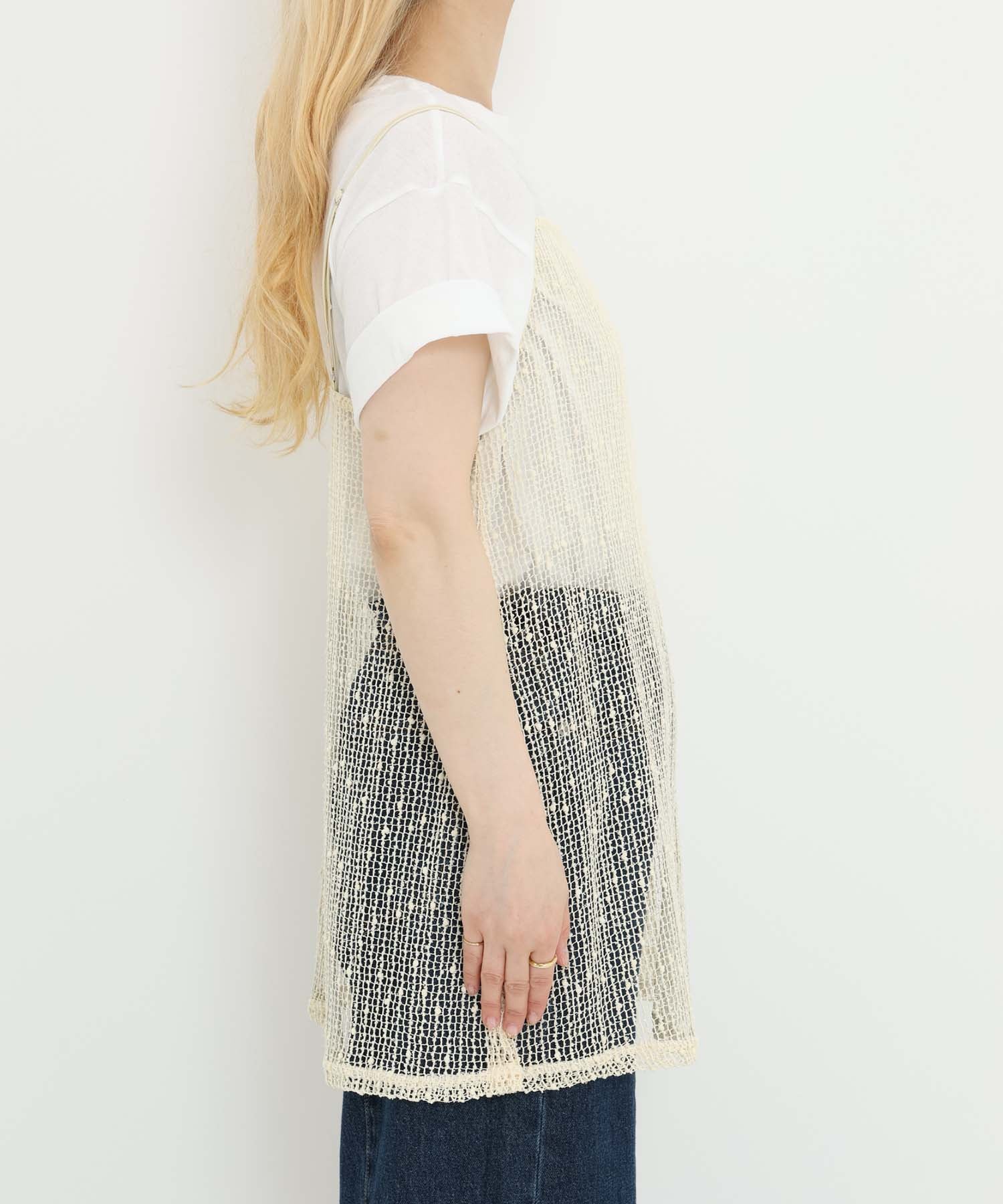 《7月1日入荷》メッシュドロストキャミチュニック - Image 30
