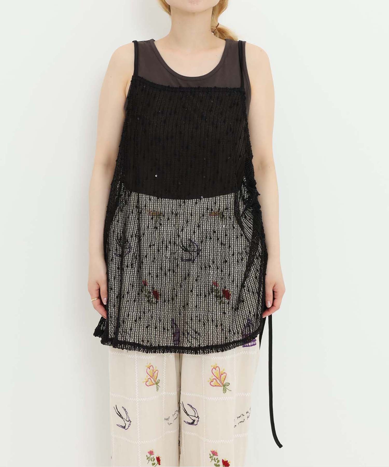 《7月1日入荷》メッシュドロストキャミチュニック - Image 42