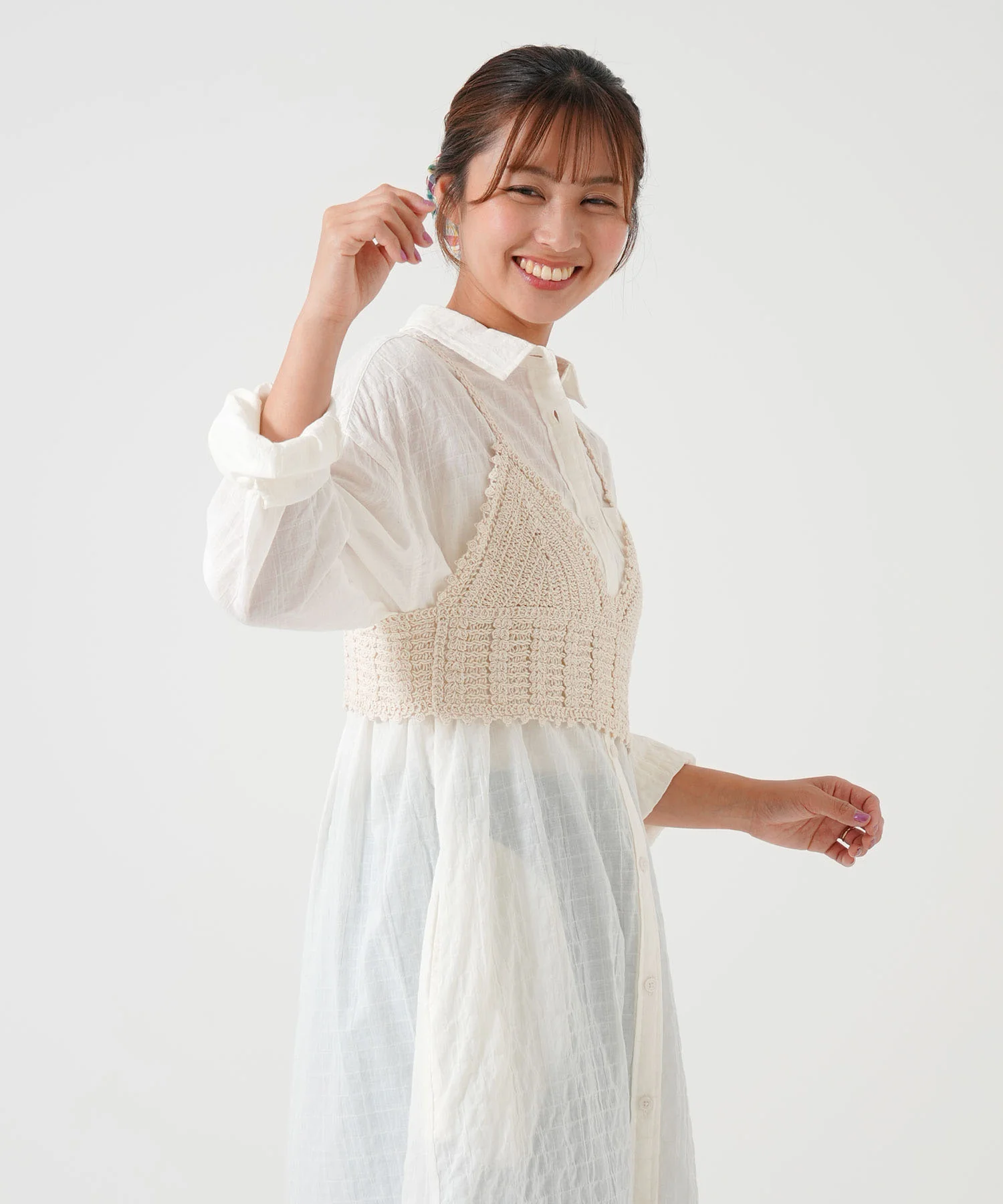 クロシェ編みニットビスチェ - Image 10