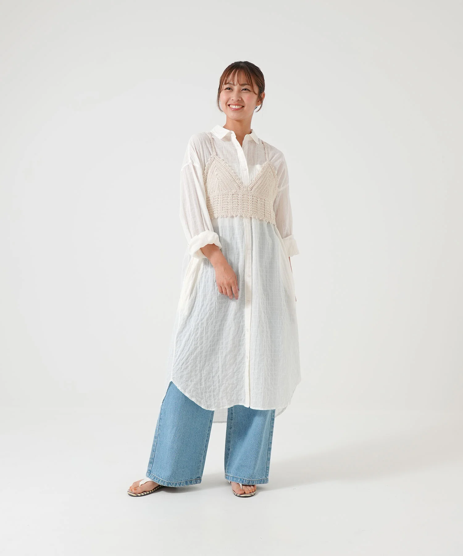 クロシェ編みニットビスチェ - Image 3