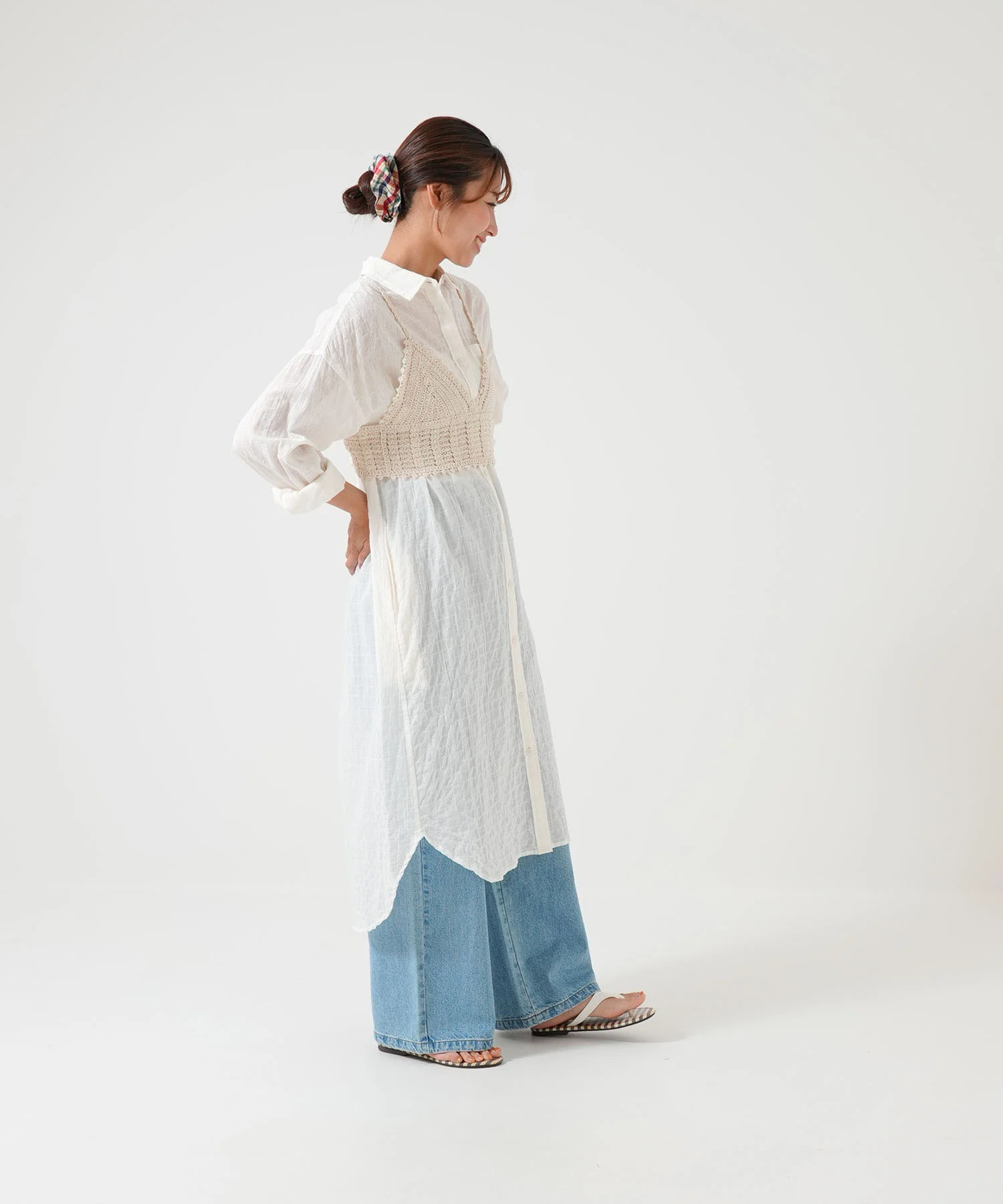 クロシェ編みニットビスチェ - Image 4