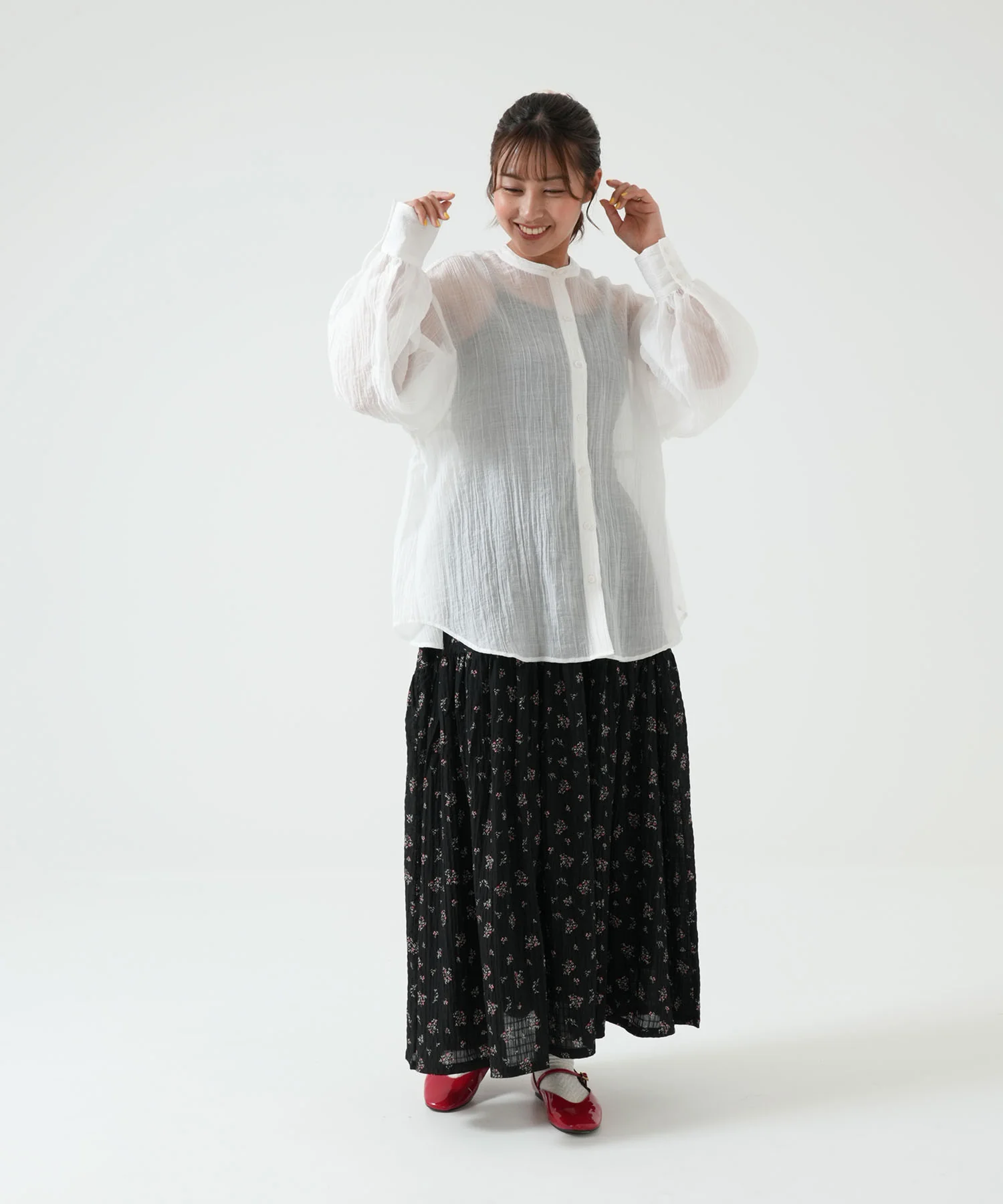 マルチWayリボンギャザーシャツ - Image 5