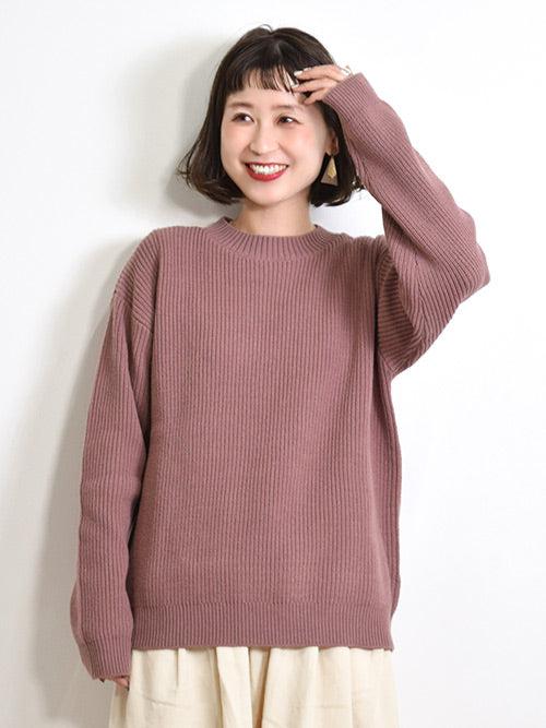 RIB編みニットプルオーバー - Image 6