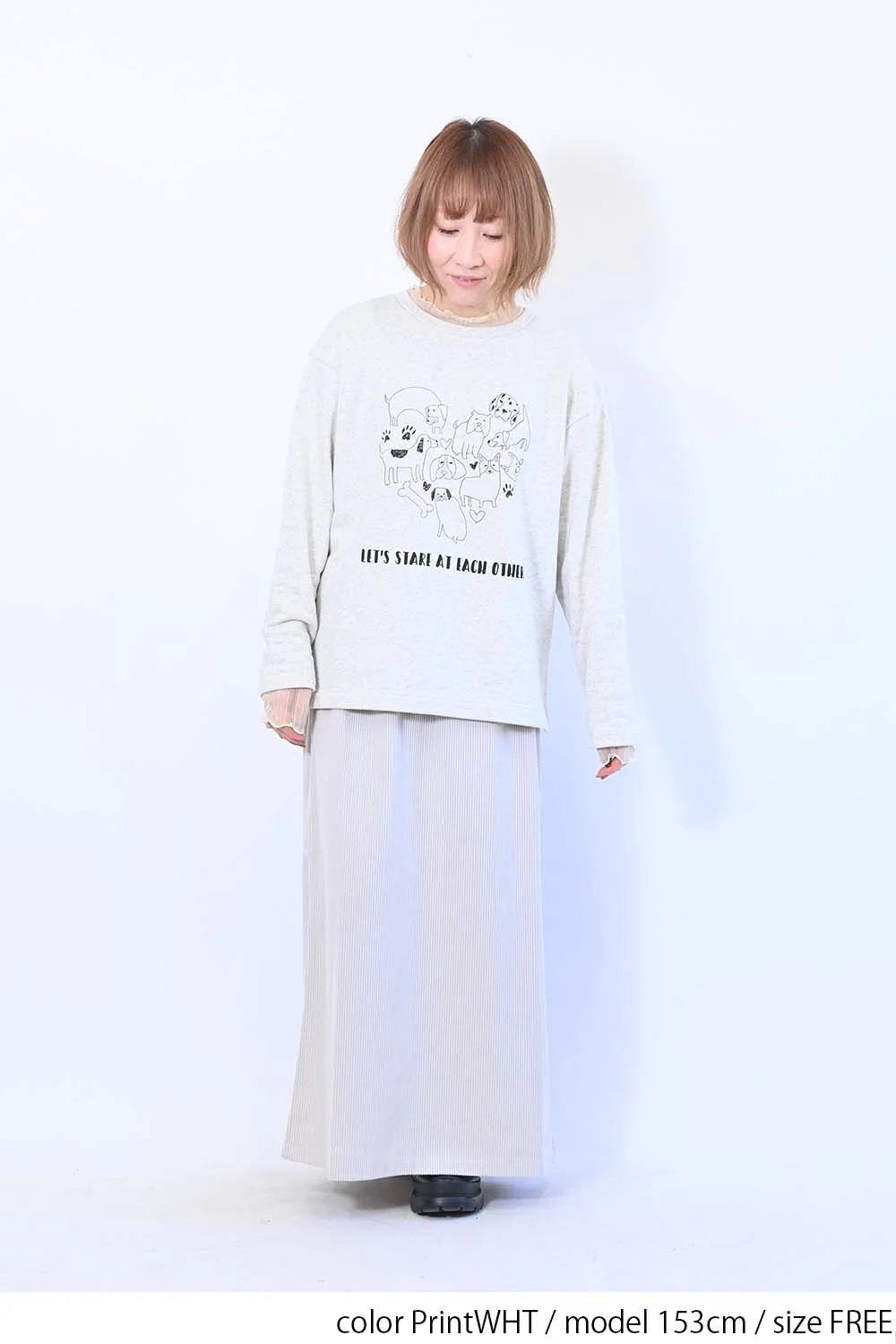 ハートいぬ裏毛プルオーバー - Image 5