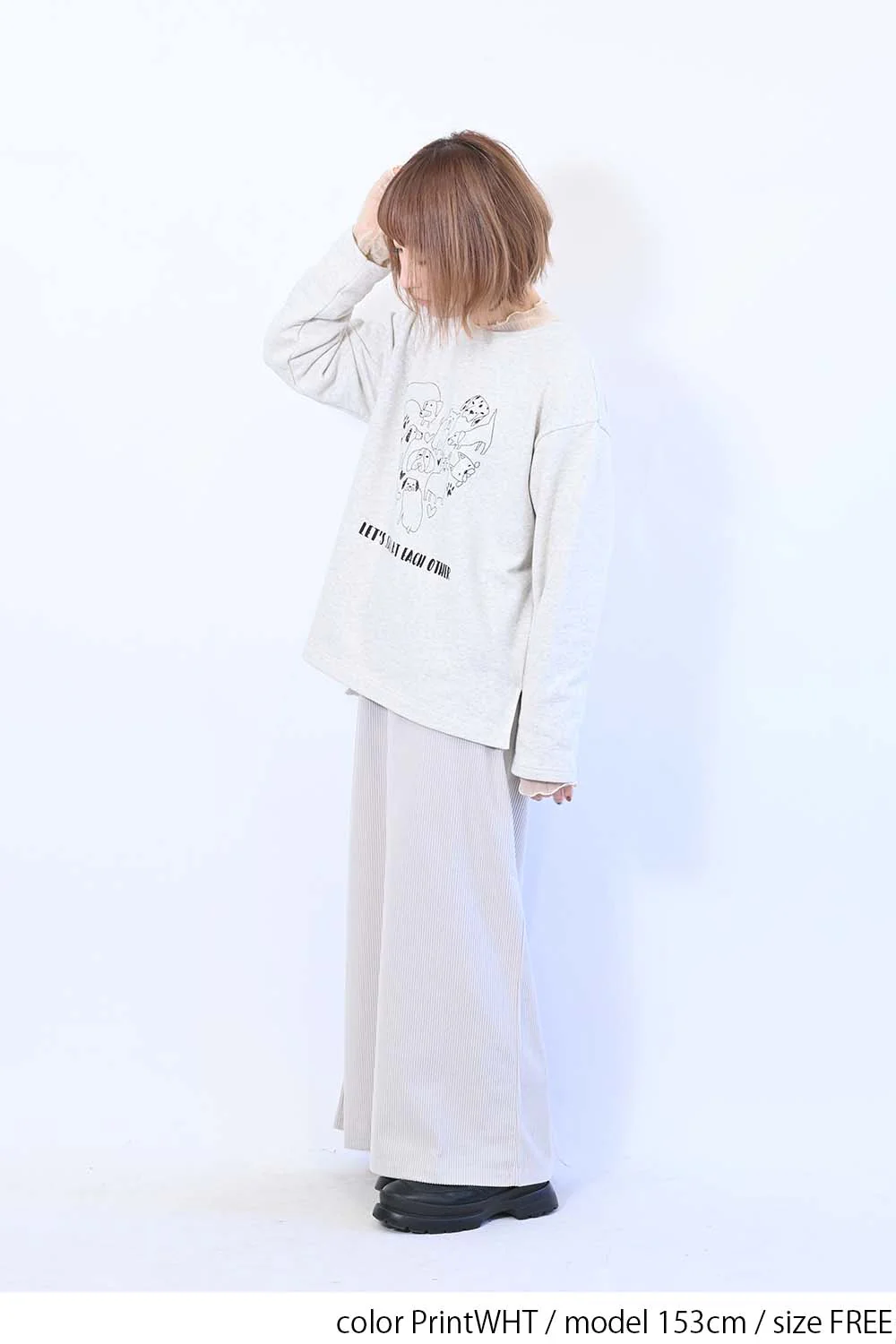 ハートいぬ裏毛プルオーバー - Image 6