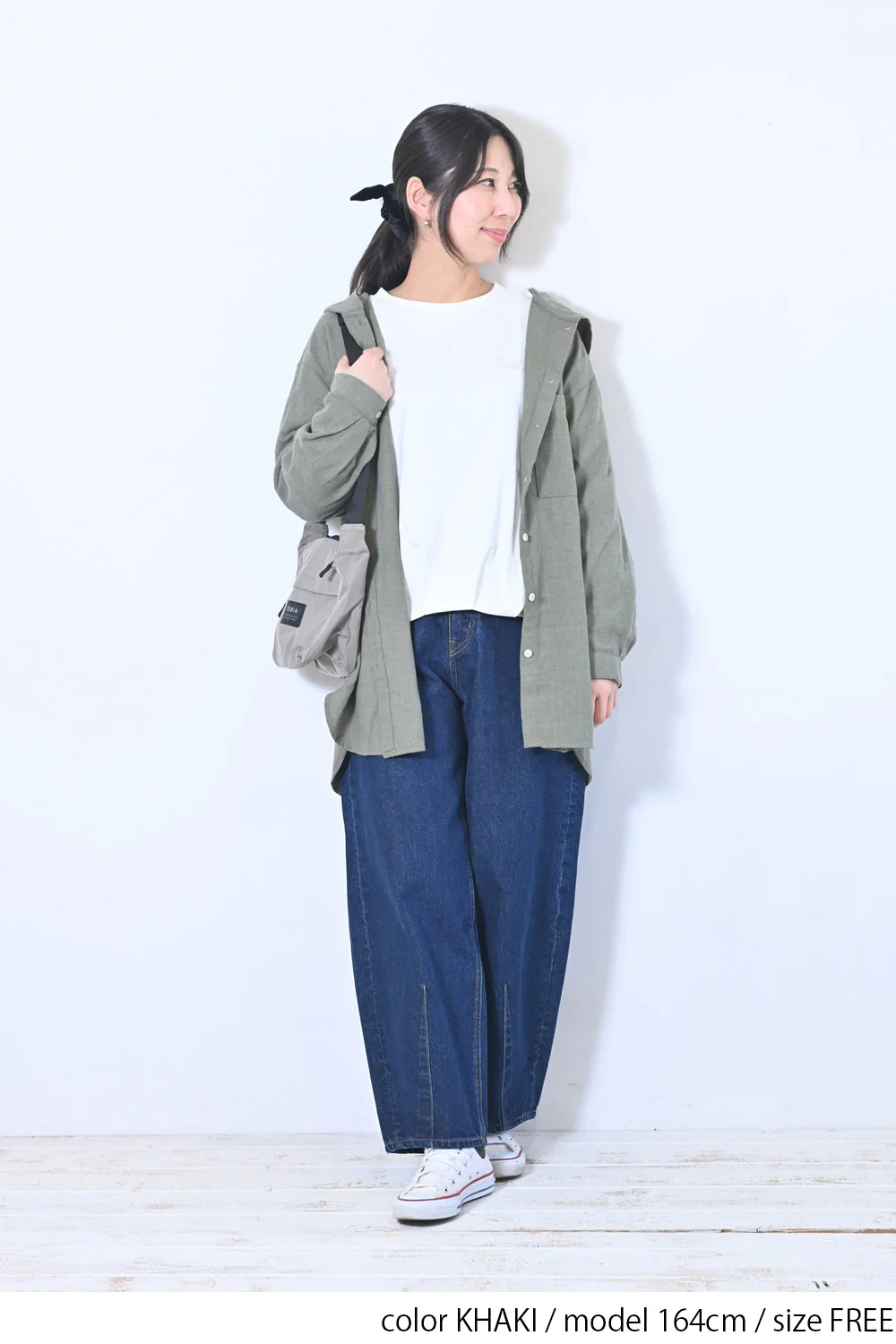 フード付きシャツチュニック - Image 12