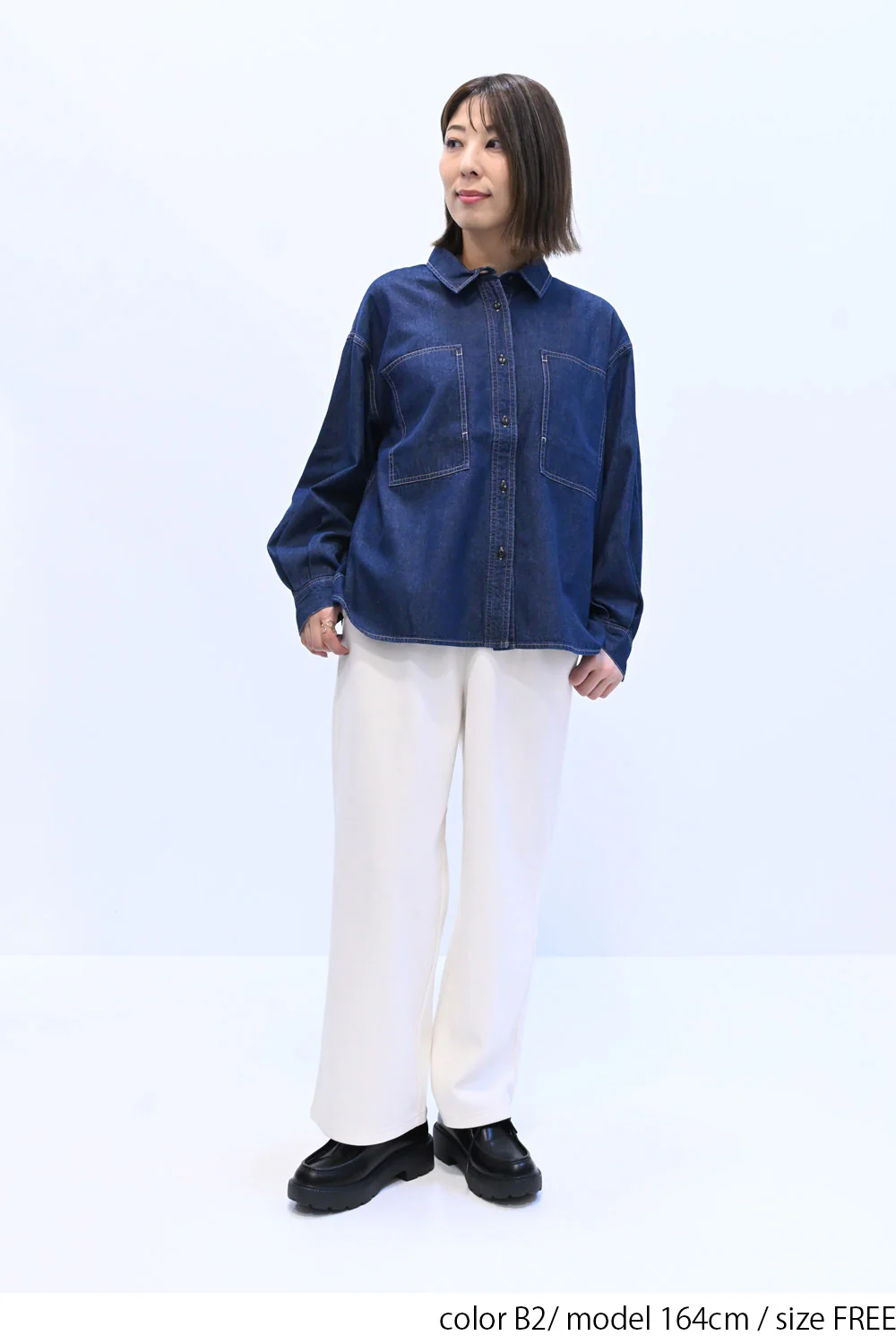 DENIM裾プリント入りシャツ - Image 13