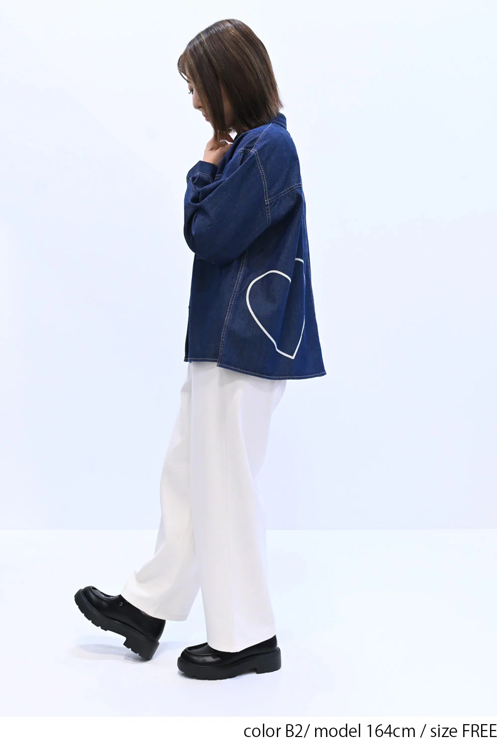 DENIM裾プリント入りシャツ - Image 14