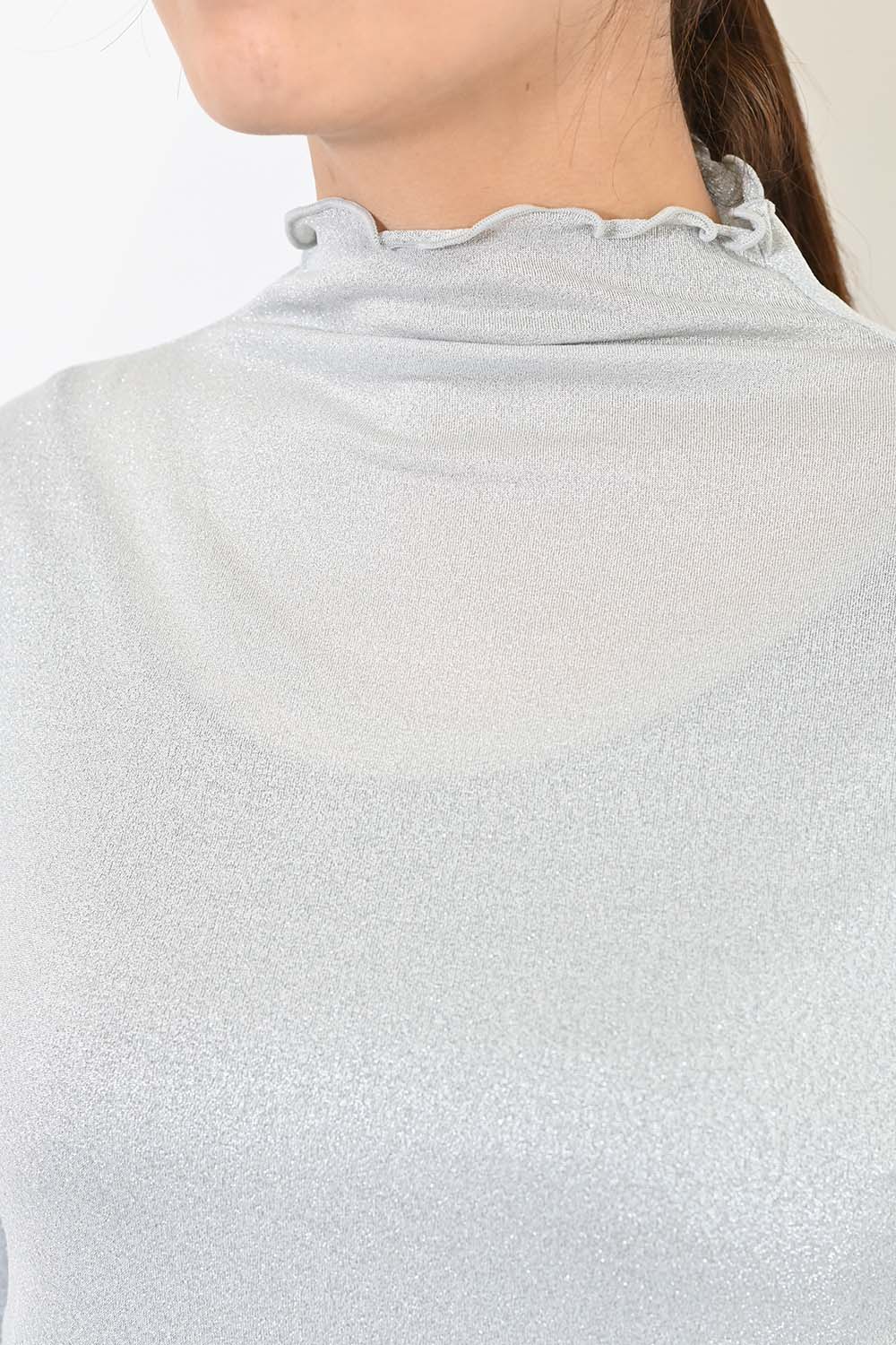 ラメチュールボトルネックプルオーバー - Image 20