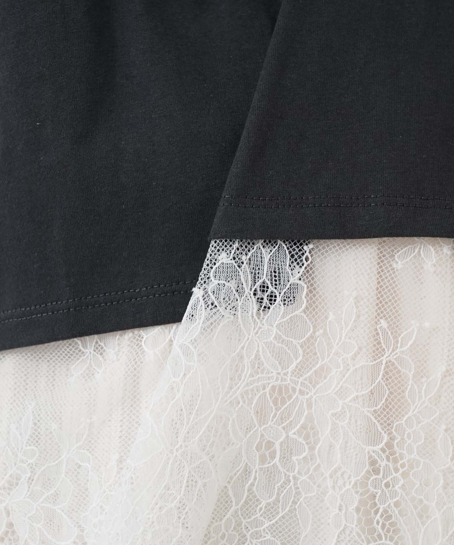 《7月1日新色入荷》汗染み防止 裾レースT - Image 54